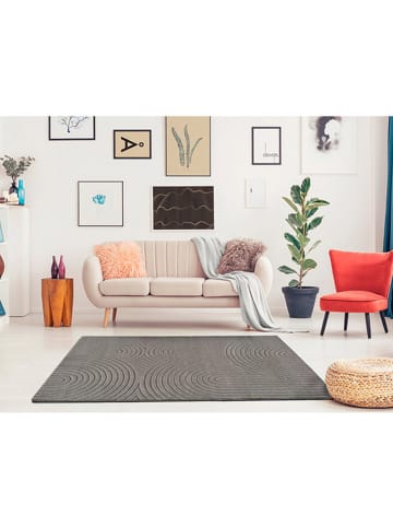 Atticgo Kurzflor-Teppich "Yen" in Grau