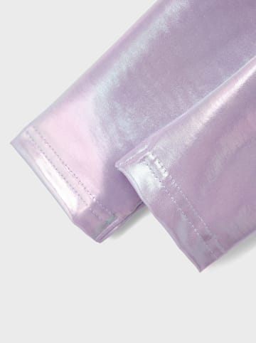 name it Leggings "Rebekka" in Lila/ Silber