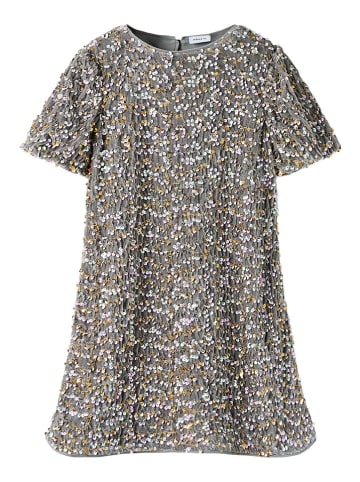 name it Kleid "Prunica" in Beige/ Silber/ Gold