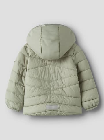 name it Kurtka pikowana w kolorze jasnozielonym