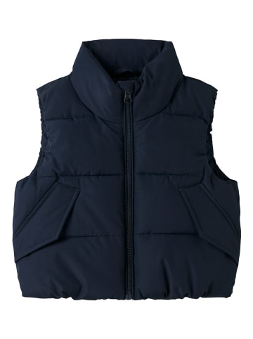 name it Doorgestikte bodywarmer ''Ole'' donkerblauw