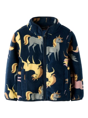 name it Fleece vest donkerblauw