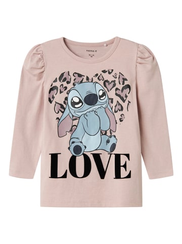 name it Longsleeve "Jamin" lichtroze/lichtblauw