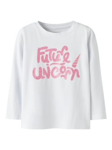 name it Longsleeve "Linea" in Weiß/Rosa