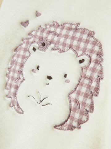 name it Sweter "Olpa" w kolorze kremowo-fioletowym