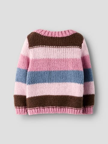 name it Pullover "Poronja" in Altrosa/ Braun/ Hellblau