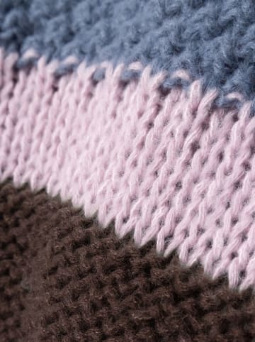 name it Sweter "Poronja" w kolorze szaroróżowo-brązowo-błękitnym