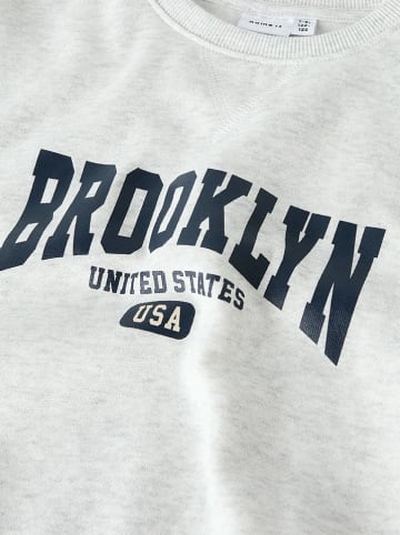 name it Sweatshirt lichtgrijs