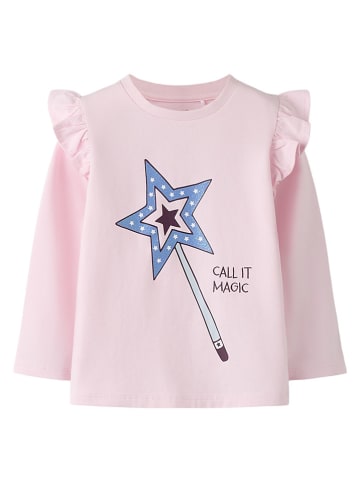 name it Longsleeve "Tikka" in Rosa/ Hellblau