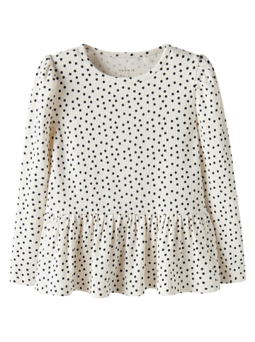 name it Longsleeve "Tenna" crème/zwart