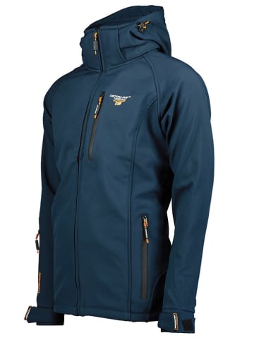 Geographical Norway Kurtka softshellowa "Taboo" w kolorze niebieskim