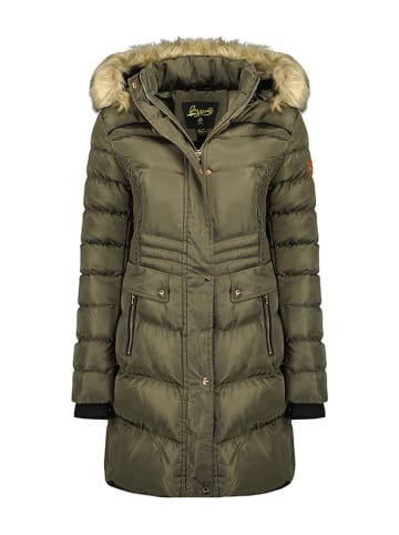 Geographical Norway Płaszcz zimowy "Badonna" w kolorze khaki