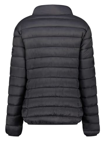 Geographical Norway Doorgestikte jas "Atikolor" zwart