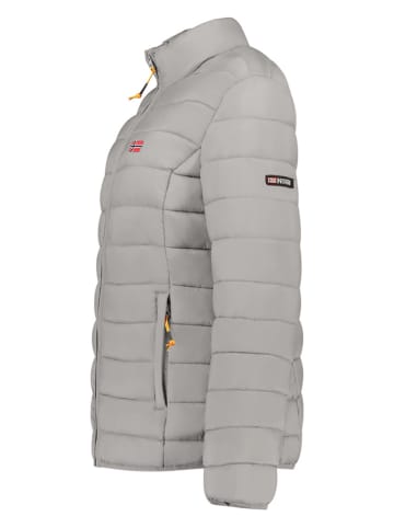 Geographical Norway Doorgestikte jas "Atikolor" grijs