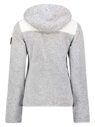 Geographical Norway Fleecejacke "Tilove" in Grau/ Weiß