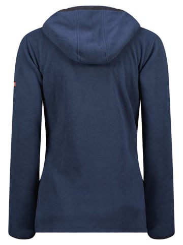 Geographical Norway Kurtka polarowa "Unicia" w kolorze granatowym