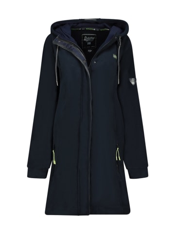 Geographical Norway Fleece mantel "Timothe" donkerblauw