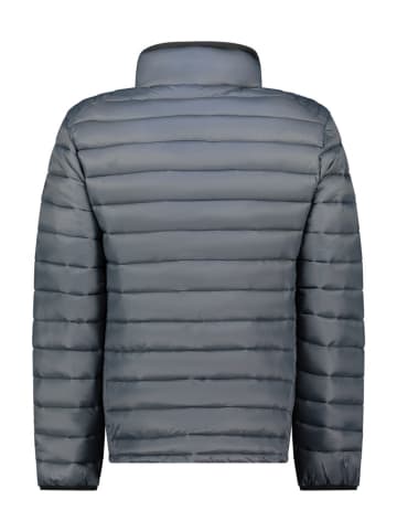 Geographical Norway Doorgestikte jas "Carliti donkergrijs