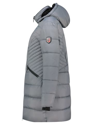 Geographical Norway Płaszcz zimowy "Bee" w kolorze szarym