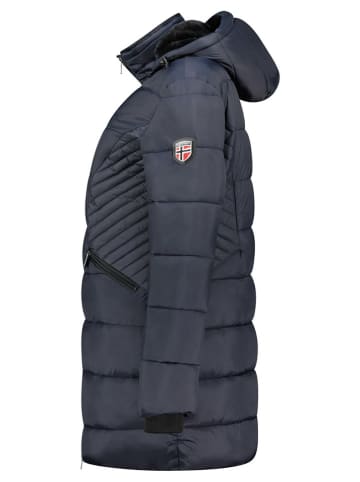 Geographical Norway Wintermantel "Bee" donkerblauw