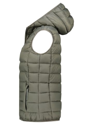 Geographical Norway Kamizelka pikowana "Vatikotal" w kolorze khaki