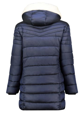 Geographical Norway Płaszcz pikowany "Carenne" w kolorze granatowym