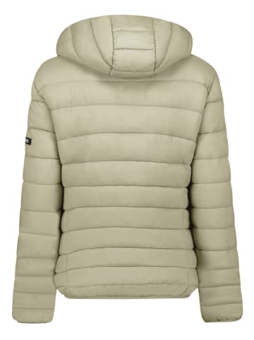 Geographical Norway Doorgestikte jas "Atikolor" lichtgroen