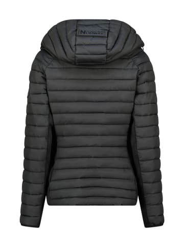 Geographical Norway Doorgestikte jas "Aretha" zwart