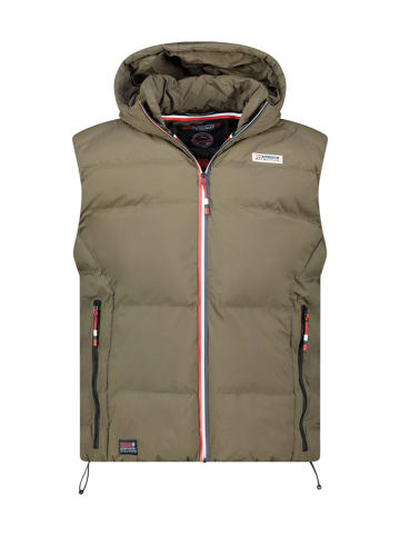 Geographical Norway Doorgestikte bodywarmer "Vito" kaki