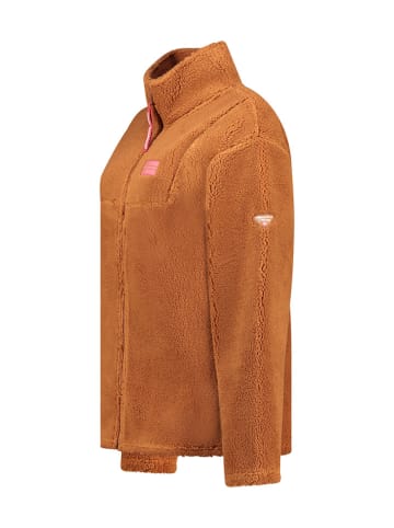 Geographical Norway Kurtka polarowa "Udolce" w kolorze jasnobrązowym