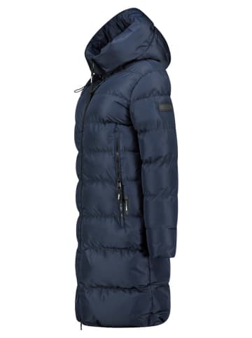Geographical Norway Płaszcz zimowy "April" w kolorze granatowym