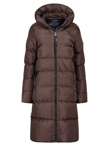Geographical Norway Wintermantel "April" donkerbruin