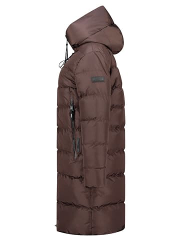 Geographical Norway Wintermantel "April" donkerbruin