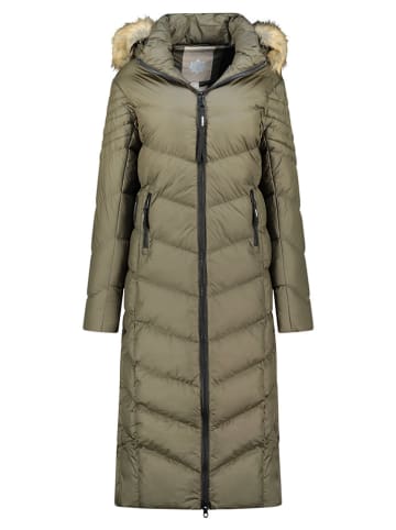 Geographical Norway Płaszcz zimowy "Capucine" w kolorze khaki