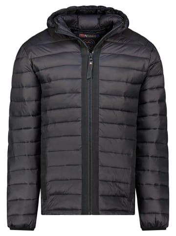 Geographical Norway Doorgestikte jas "Carlitimo" zwart