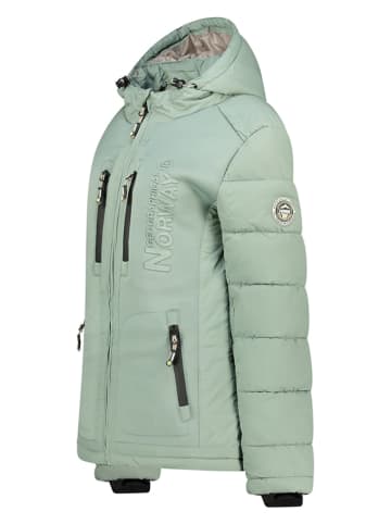 Geographical Norway Kurtka zimowa "Beachwood" w kolorze miętowym