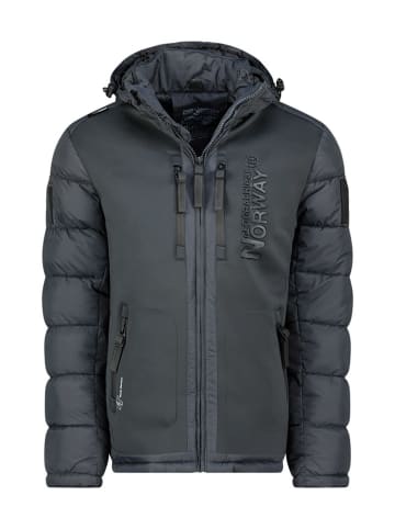 Geographical Norway Kurtka zimowa "Beachwood" w kolorze ciemnoszarym