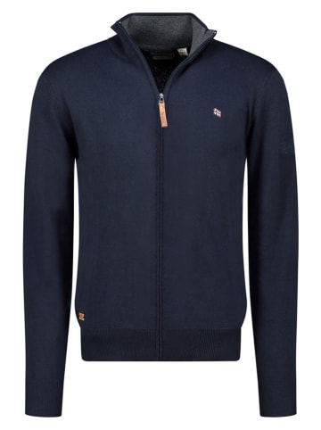 Geographical Norway Kardigan "Fregate" w kolorze granatowym