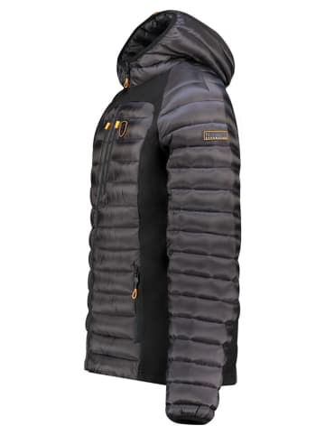 Geographical Norway Doorgestikte jas "Diabolo" antraciet