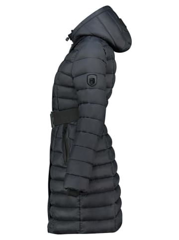 Geographical Norway Płaszcz pikowany "Artema" w kolorze czarnym