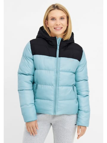 Bench Doorgestikte jas "Kaylee" turquoise/zwart