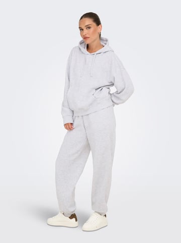ONLY Hoodie lichtgrijs