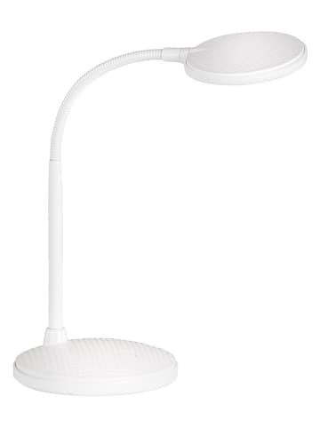 FISCHER & HONSEL Lampa stołowa LED "Work" w kolorze białym - wys. 36,5 x Ø 14,5 cm