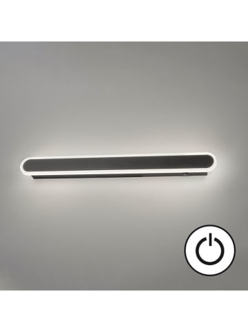 FISCHER & HONSEL Lampa ścienna LED "Stretto" w kolorze czarnym - 60 x 6 x 4,5 cm