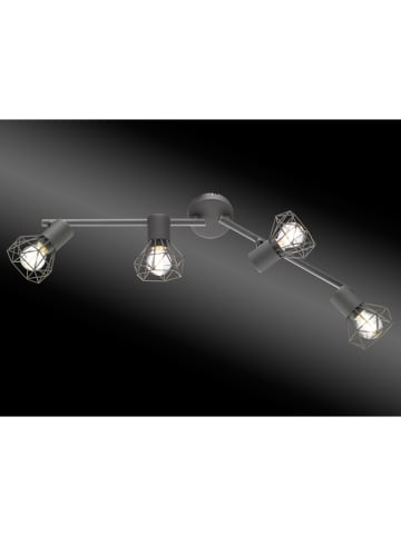 FISCHER & HONSEL Lampa sufitowa "Ran" w kolorze szarym - 60 x 8 cm