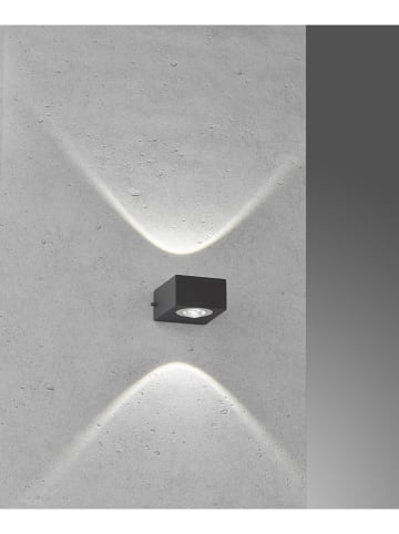 FISCHER & HONSEL Lampa zewnętrzna LED "Helsinki" w kolorze czarnym - 8 x 5 cm