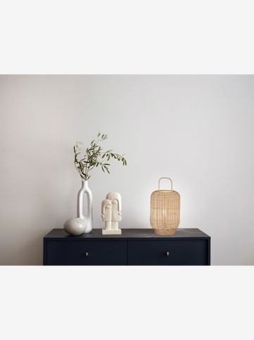 FISCHER & HONSEL Lampa stołowa w kolorze beżowym - wys. 28,5 x Ø 16 cm