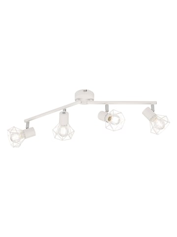 FISCHER & HONSEL Plafonnière "Ran" wit - (B)60 x (H)18 x (D)8 cm