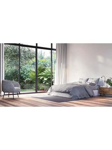 FISCHER & HONSEL Ledwandlamp "Seng" zwart - (H)40 cm