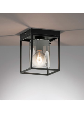FISCHER & HONSEL Lampa sufitowa "Samu" w kolorze czarnym - 16 x 16 cm